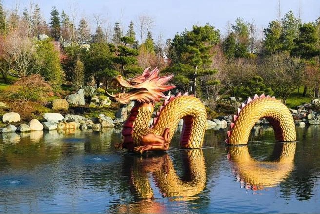 В Краснодаре из Японского сада пропала фигура дракона
